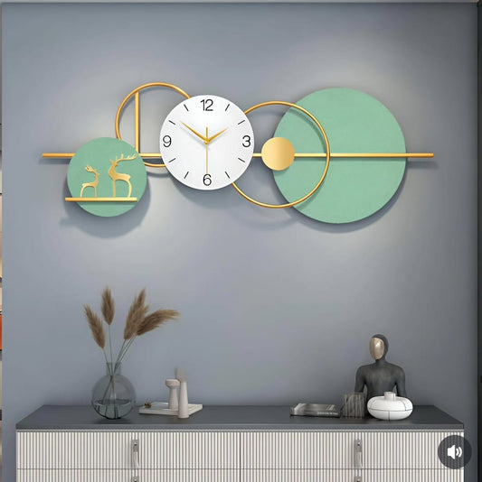 Modern Nordic Luxury Wall Clock Decor